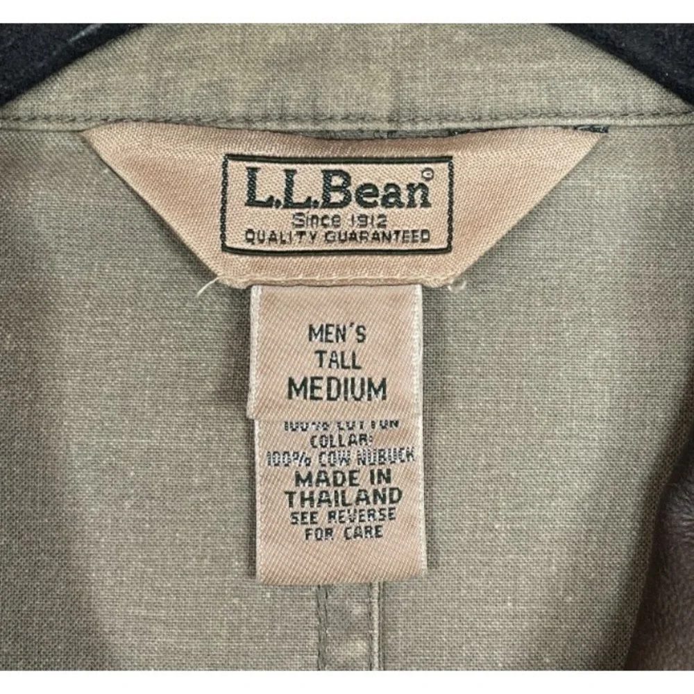 Vintage LL Bean Barn Chore Jacket Green Medium Tall